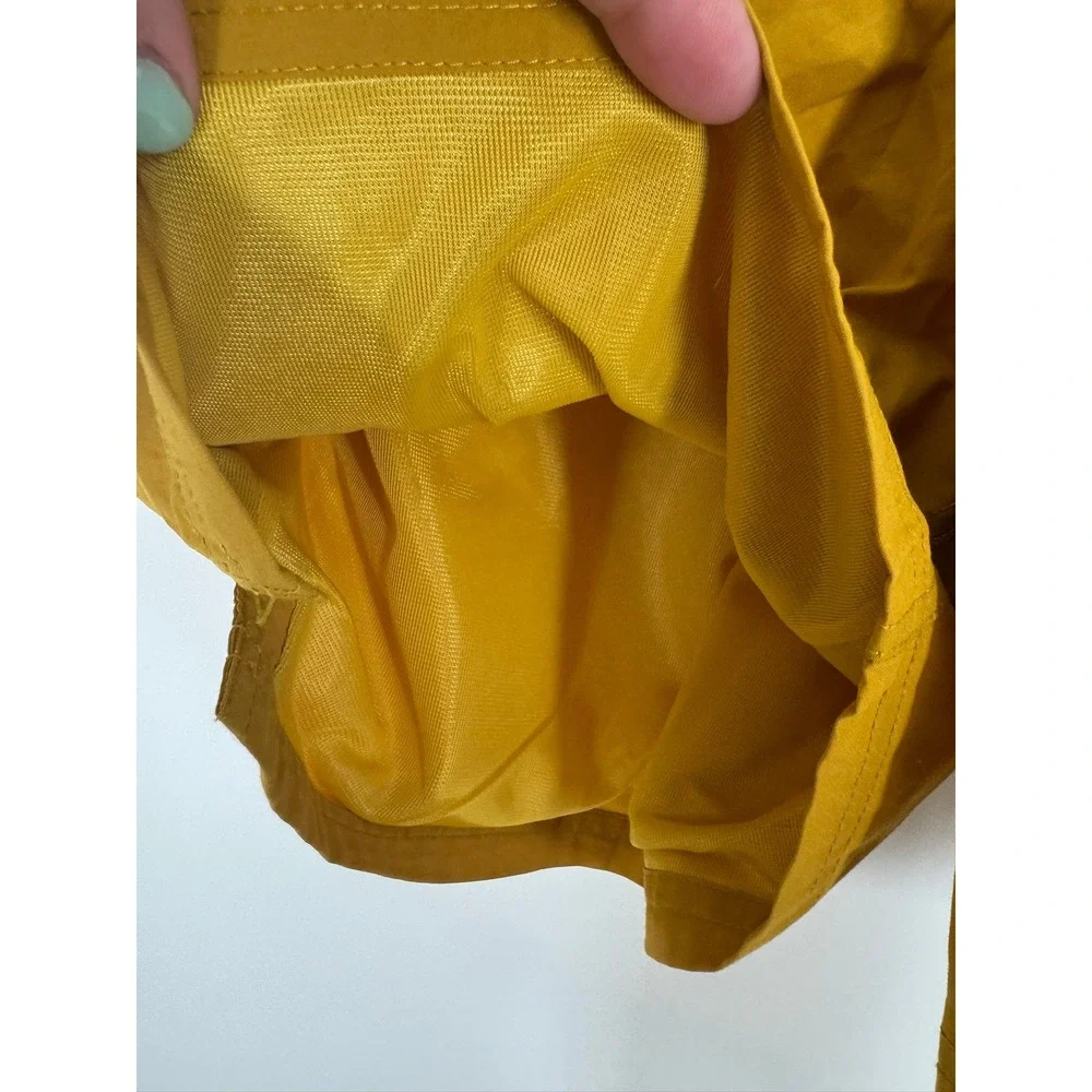 Vans Mens Primary Solid Elastic Boardshorts Yellow Relaxed Fit Size Large NWT
